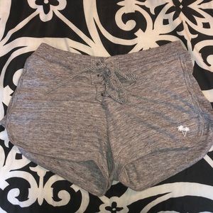Gray soft short shorts